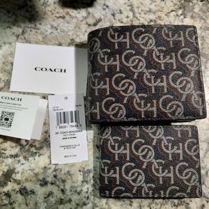 Coach 3 in 1 men's wallet